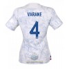 Maglia ufficiale Francia Raphael Varane 4 Trasferta Mondiali 2022 per Donna